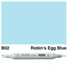 B02 Copic Ciao Robin's Egg Blue