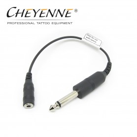 Cavo Adattatore Cheyenne Headphone Plug 6.3mm jack 3,5mm Black
