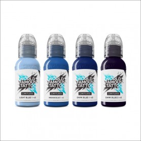World Famous Limitless - Shades of Blue Collection - 4X30ml