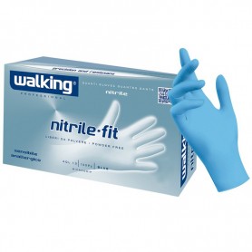 Walking Nitrile Blue - 100pz - L