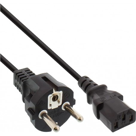 Cavo Alimentazione Spina Schuko Cee-7/7 a Presa IEC-320-C13 Eikon