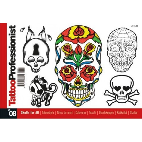 Tattoo Professionist -08 Skull for all