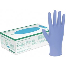B.Braun Vasco® Protect Blue - Guanti in nitrile 150pz - L