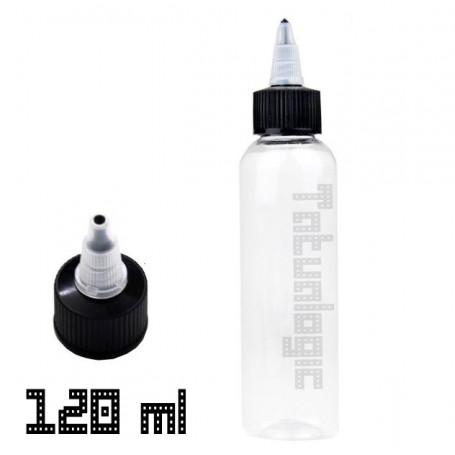 Bottiglietta in plastica trasparente da 120 ml