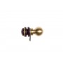 Binding Post Back Sphere Vertical Brass