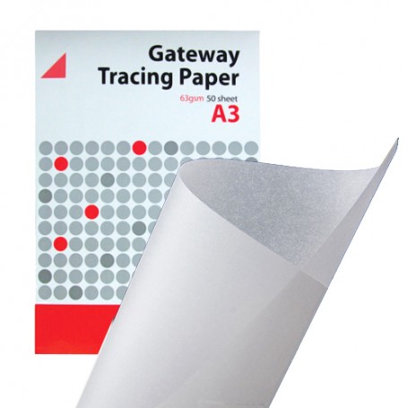 Carta da Lucido TRACING PAPER,A3, 63gsm 50pz