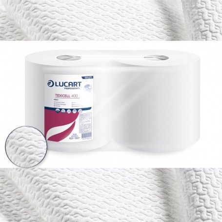 Bobina Lucart Airtech Panno Carta 50gr - 400 Strappi 1pz