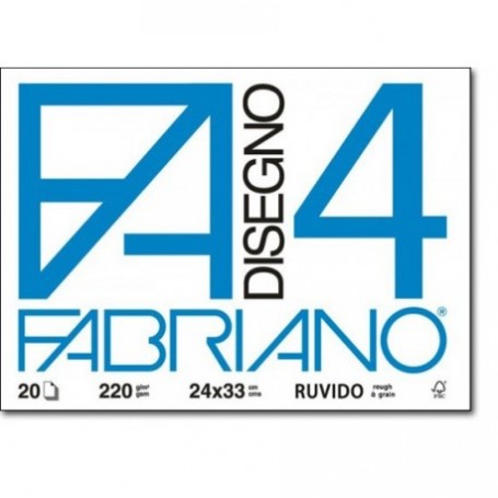 Album Fabriano 4 ruvido 20 fogli 24x33cn