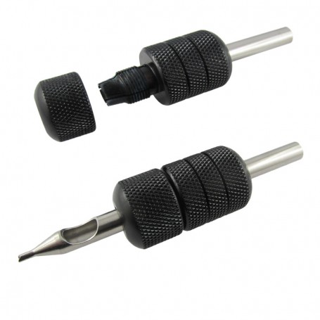 Grip autoclavabile in Alluminio Nero Regolabile 25mm