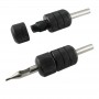 Grip autoclavabile in Alluminio Nero Regolabile 25mm