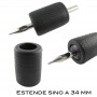 Copri Grip Black Soft In gomma Autoclavabile in silicone 34mm