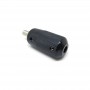 Grip in alluminio L - Black  25mm