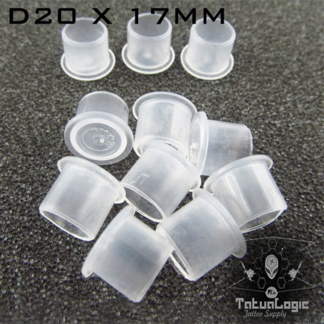 Cups Porta pigmento 20X17mm 500Pz Trasparenti