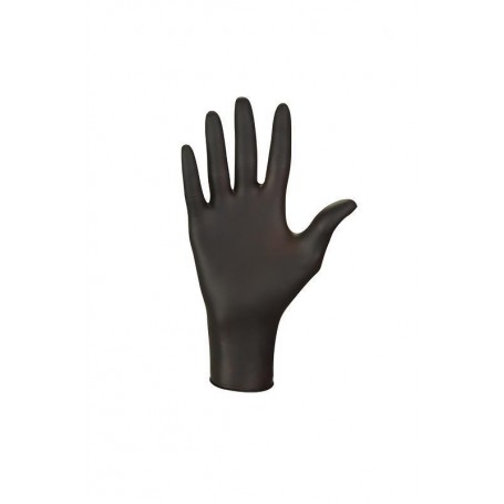 JH CARE+ - Guanti in Nitrile Black Senza Polvere - S