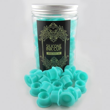 Cups Porta pigmento in Silicone 22X12mm 100Pz Mint Green