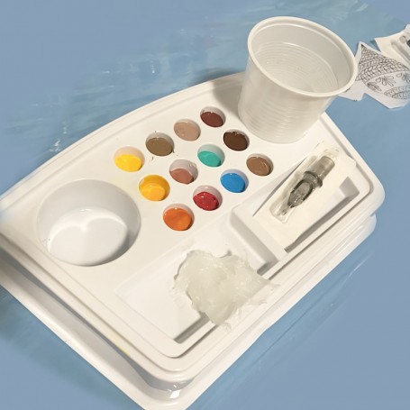 Easy Tattoo Solution Work Plate -12 Tracys