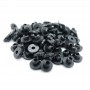 Grommets per ago neri rigidi  - 100pz
