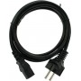 Cavo Alimentazione Spina Schuko CEE-7/7 a Presa IEC-320-C13