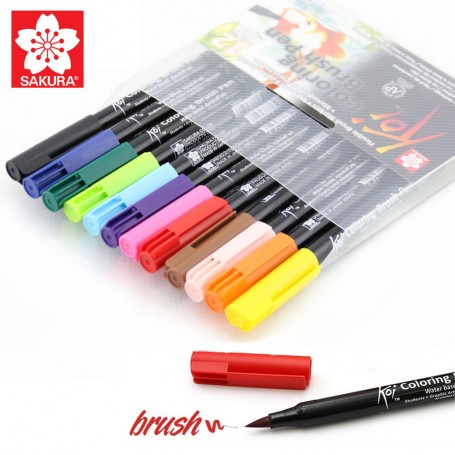Koi Color Brush set 12 pz SAKURA