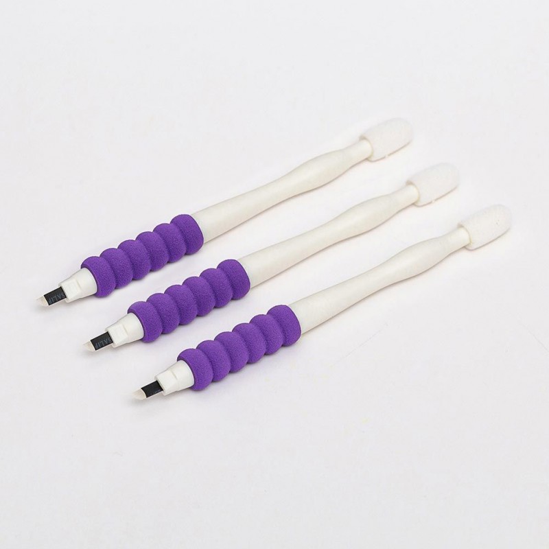6 pezzi Matita Microblading Peel-off Penne per Sopracciglia Impermeabili per la Marcatura Delineare Trucco Permanente Microblading e Marcatura Tatuaggio (Brown-Marrone