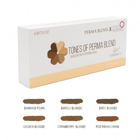 Perma Blend X Clinical Academy - Fitzpatrick 1-2 (Set 1) – 6 x 15ml