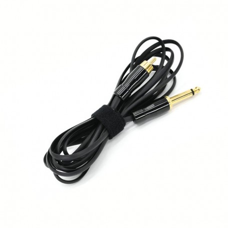 Rca in silicone 2.4m Black