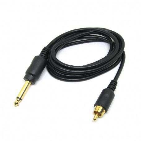 Rca in silicone 2m Black