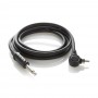 Sabre Cable – 2m Angled RCA Cord – Jet Black