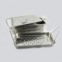 Vaschetta per la sterilizzazione in acciaio inox 20cmx10cm h 6cm