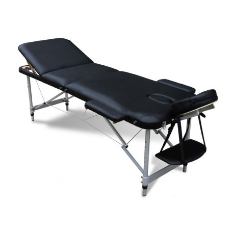 Lettino Pieghevole in Alluminio Black