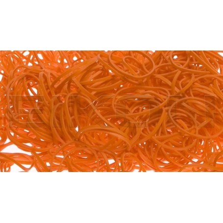 Rubber Bands Bright Orange -12 - 1000pz