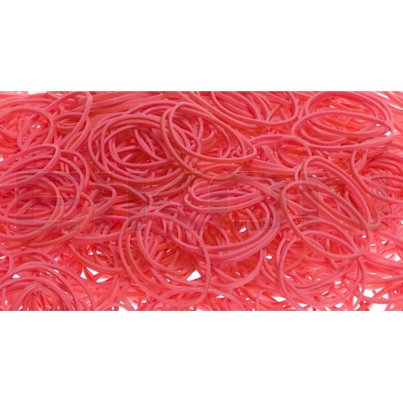 Rubber Bands Bright Pink -12 - 1000pz