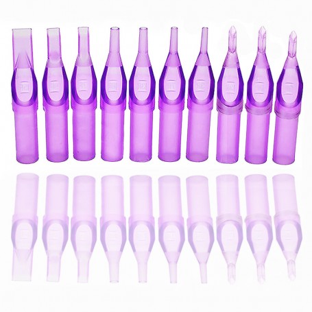 Tips Flat 15 Corte 50pz Violet - Exp09/21