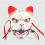 Maschera in ceramica Kitsune Dipinta a mano