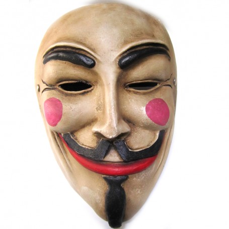 Maschera in Resina V per Vendetta beige
