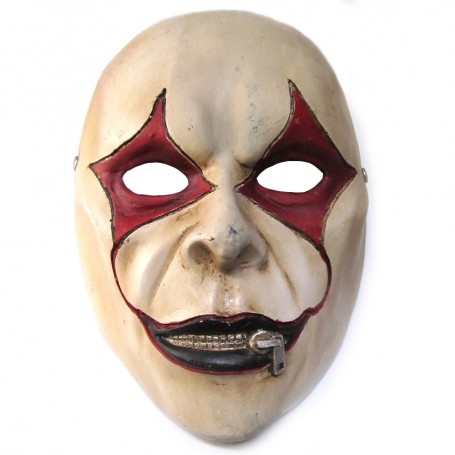 Maschera in Resina Slipknot Cerniera Rossa