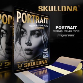 Skulldna Portrait Thermal Stencil Paper Premium 100pz