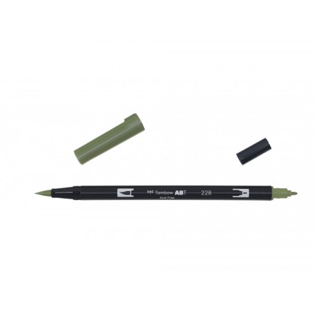 Tombow Dual brush 228 colore GRAY GREEN