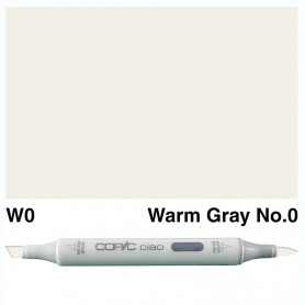 W-0  Copic Ciaol Warm Gray No.0