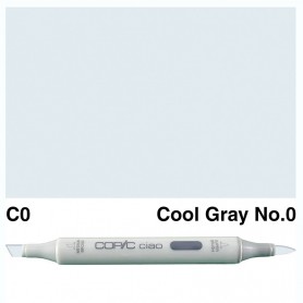 C-0  Copic Ciaol Cool Gray No.0