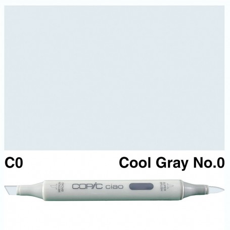 C-0  Copic Ciaol Cool Gray No.0
