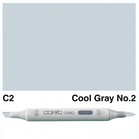 C-2  Copic Ciaol Cool Gray No.2