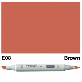 E08 Copic Ciao Brown