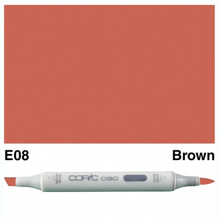 E08 Copic Ciao Brown