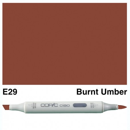 E29 Copic Ciao Burnt Umber