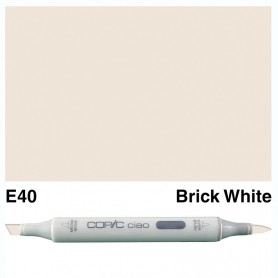 E40 Copic Ciao Brick White