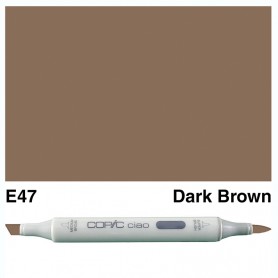 E47 Copic Ciao Dark Brown