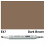 E47 Copic Ciao Dark Brown