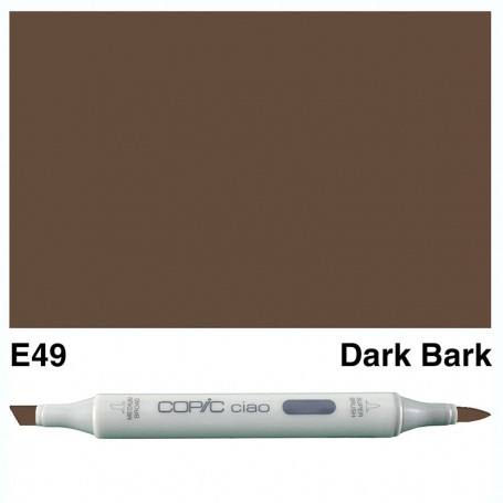 E49 Copic Ciao Dark Bark