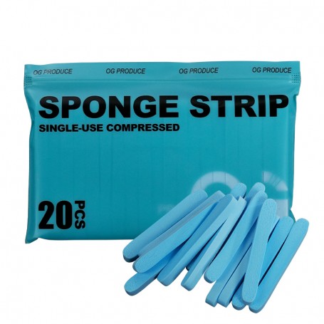SPONGE STRIP - Single-use compressed - 20 PZ
